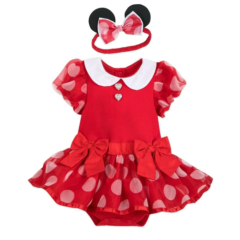 Disney Store Minnie Mouse Baby Costume Bodysuit